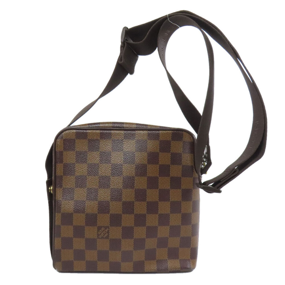 Louis Vuitton Damier Canvas Olaf Shoulder Bag Brown